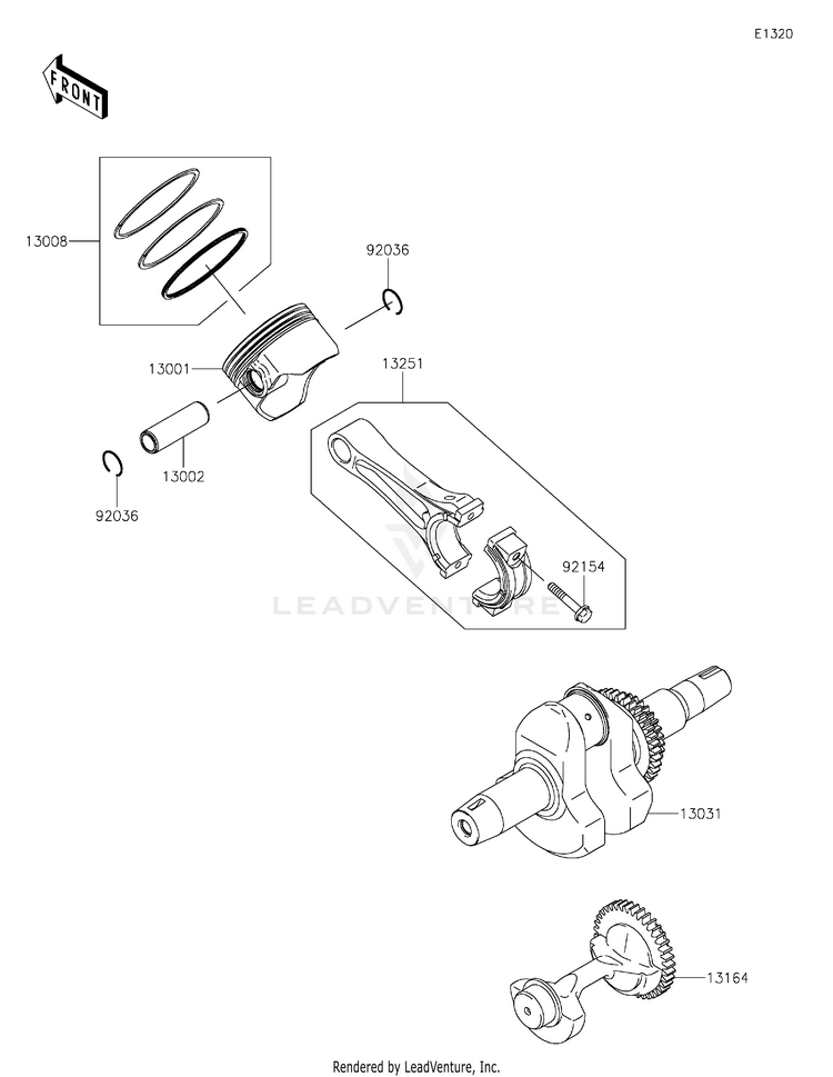 Crankshaft/Piston(S) Schematic