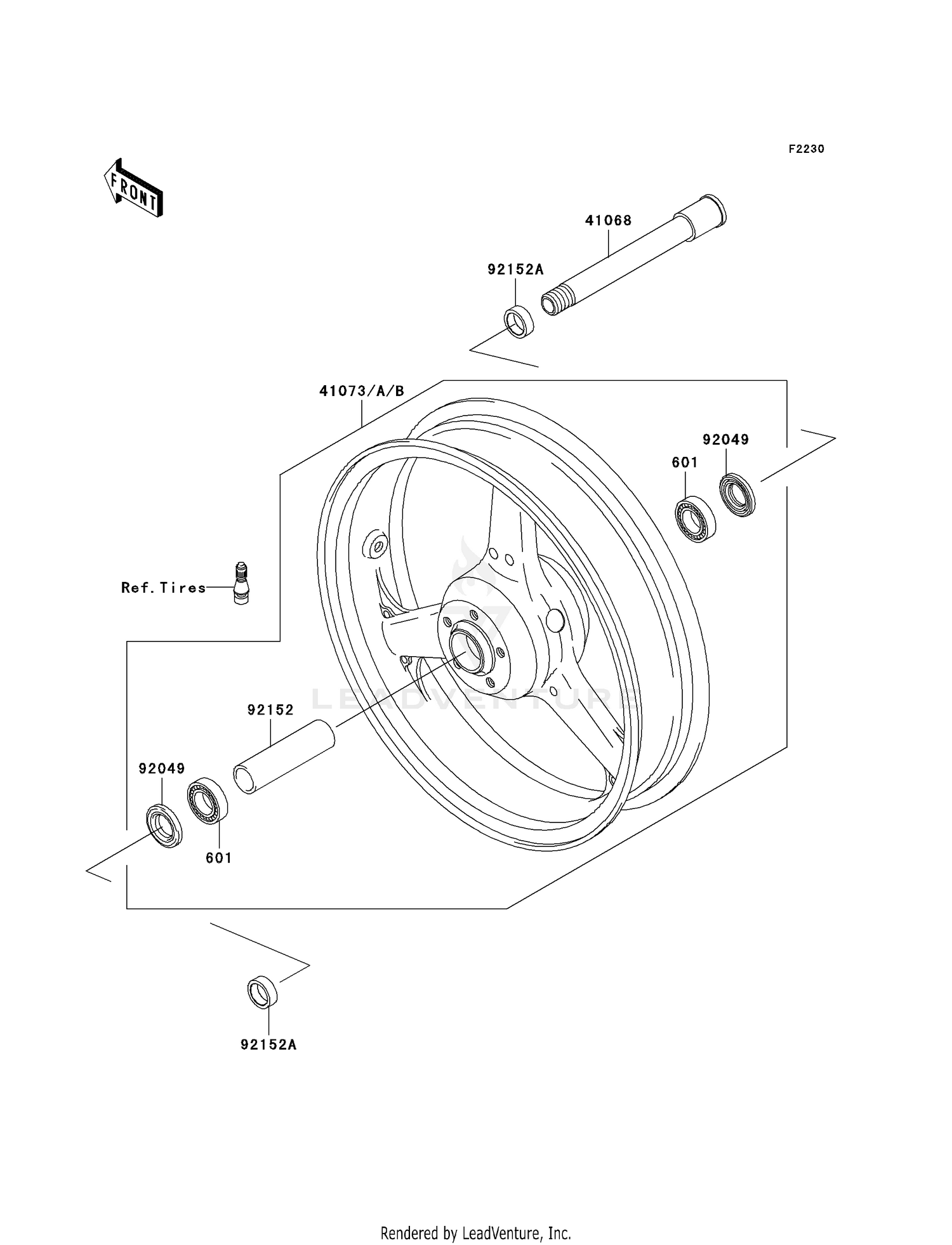 FRONT HUB