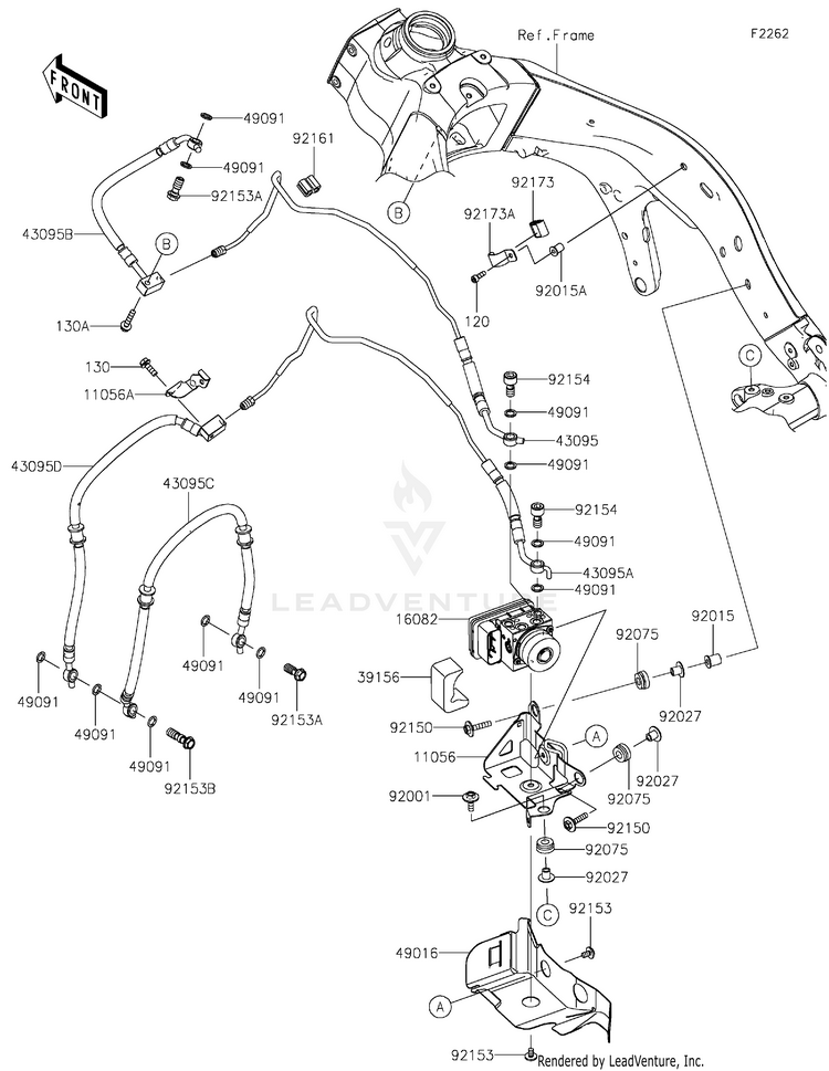 Brake Piping Schematic