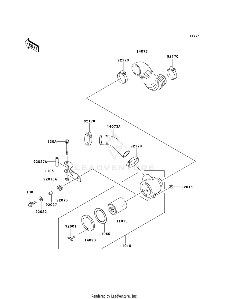 Air Cleaner-Belt Converter Schematic
