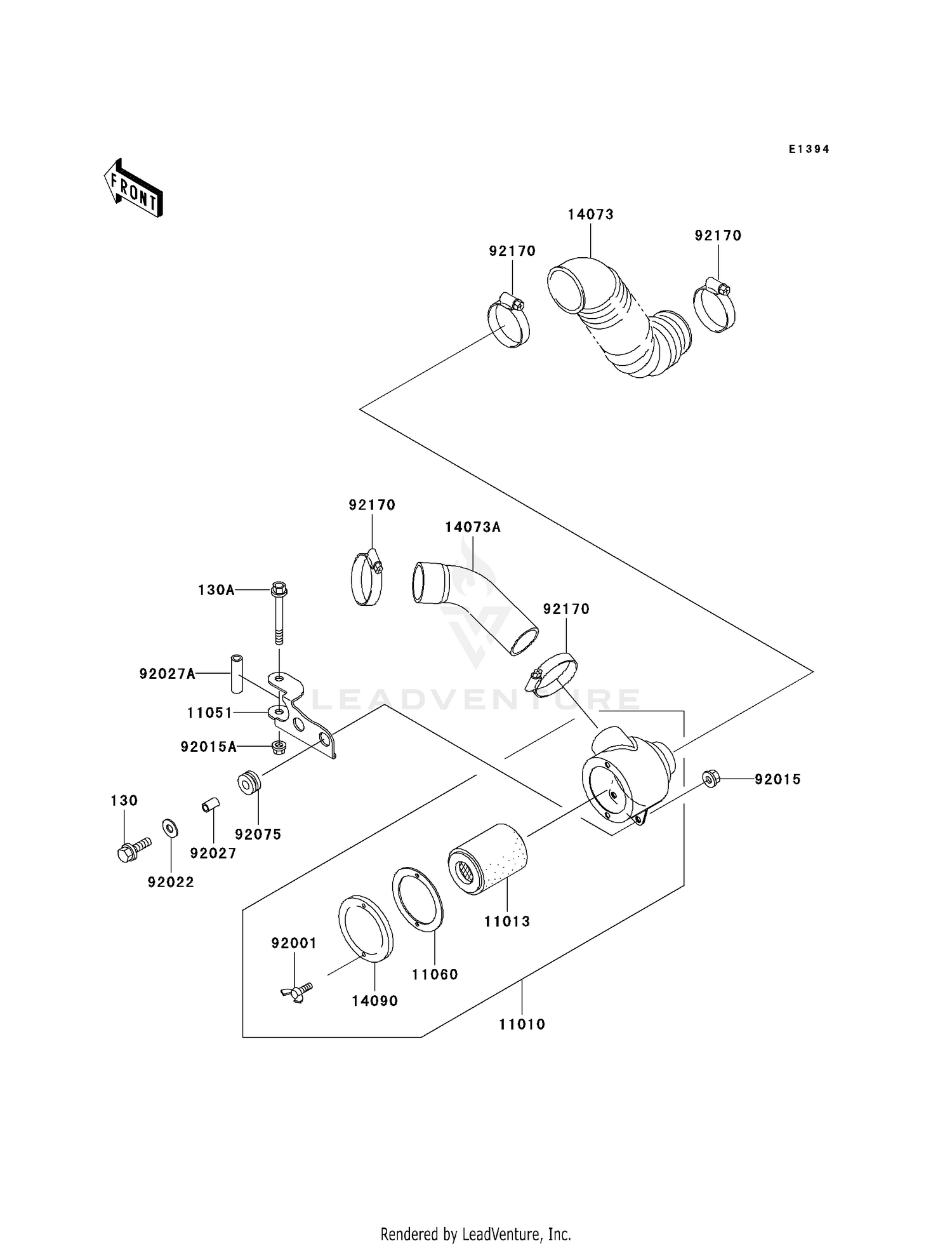 AIR CLEANER-BELT CONVERTER