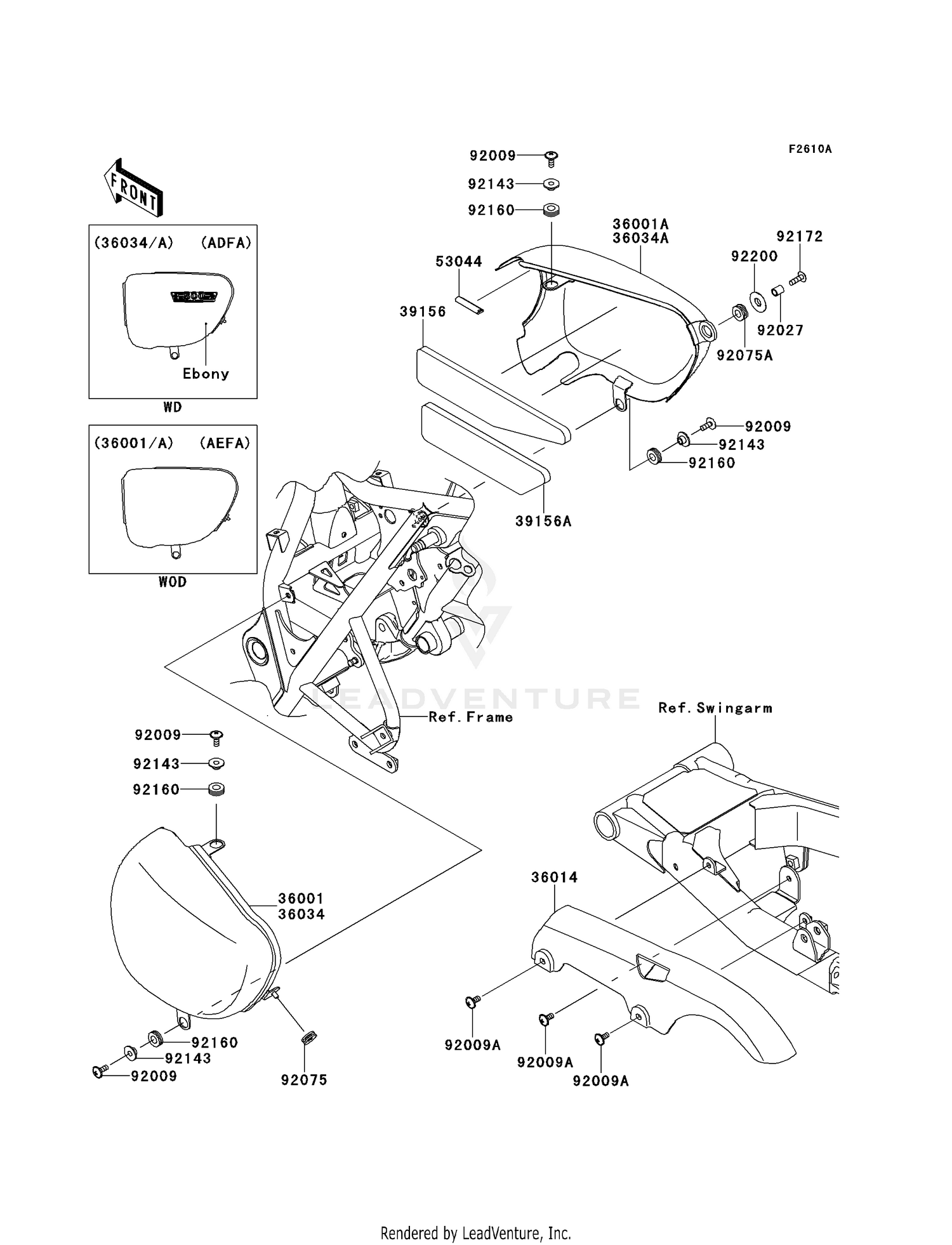 SIDE COVERS/CHAIN COVER (ADFA/AEFA)