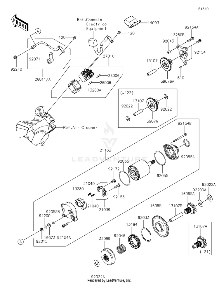 Starter Motor Schematic