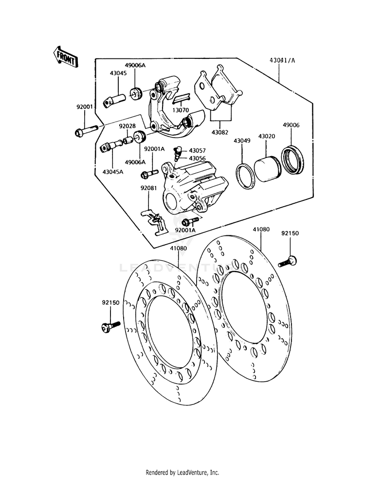 Front Brake Schematic