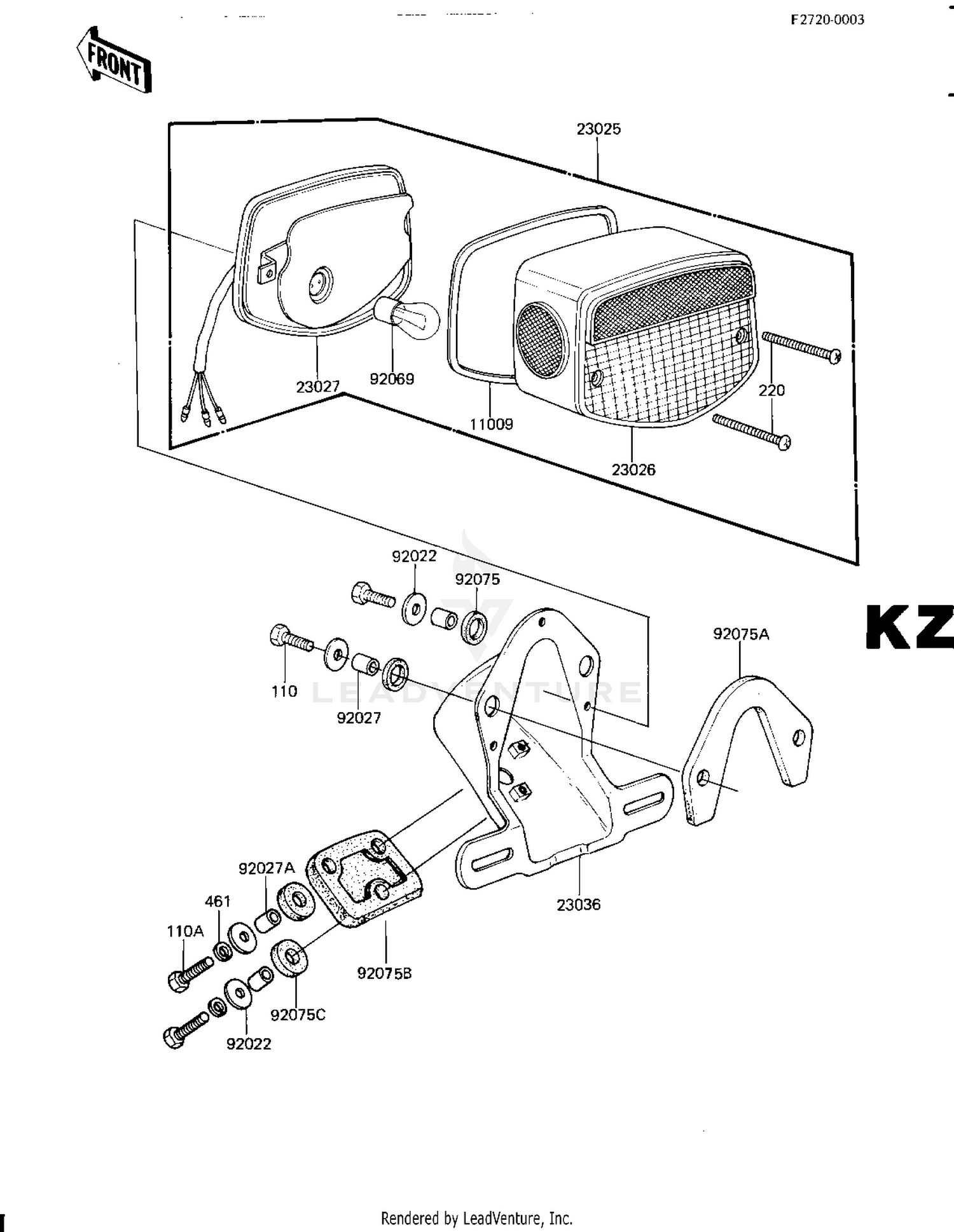 TAILLIGHT (KZ650-H1)