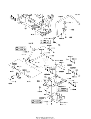 Rear Suspension (fcf-fdf) Schematic