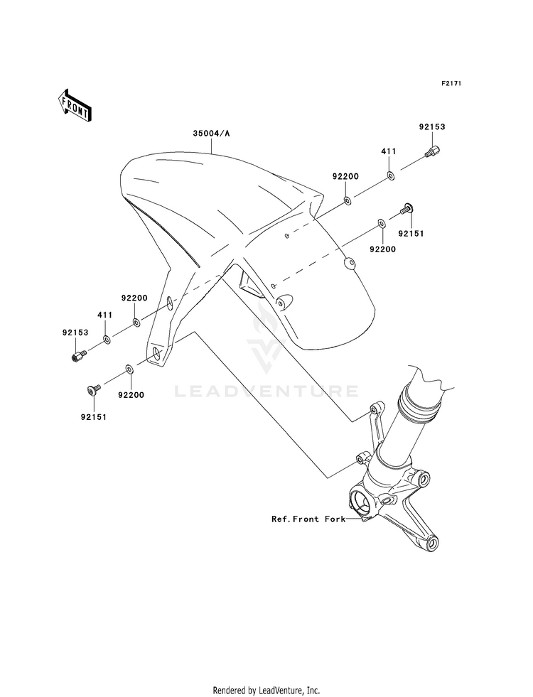 Front Fender(S) Schematic