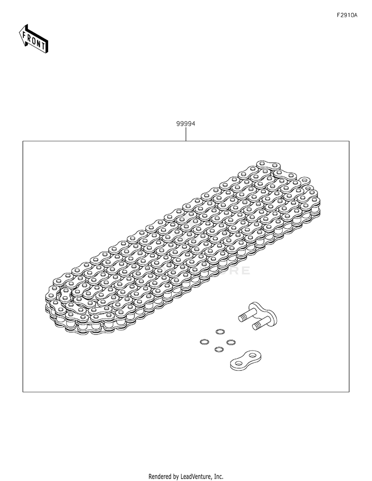 Accessory(Chain) KX450MRFAN KX450 50th Anniversary Edition (2024) Schematic