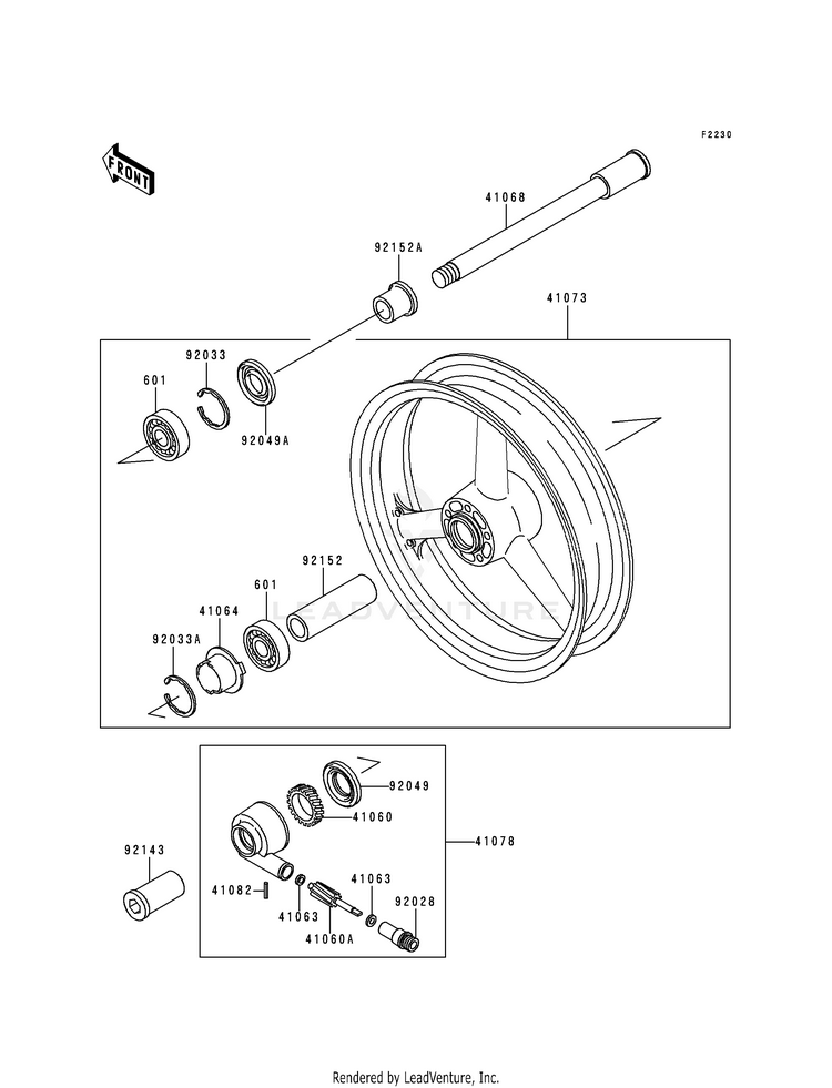 Front Wheel Schematic