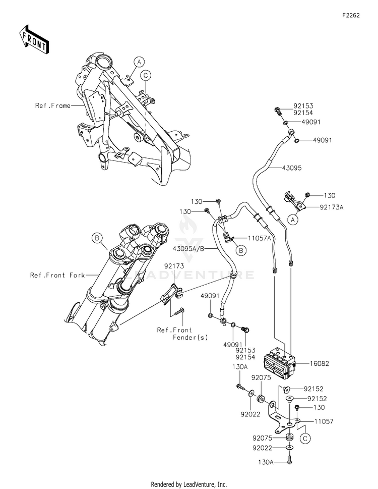 Brake Piping Schematic