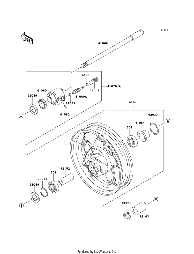 Front Wheel Schematic