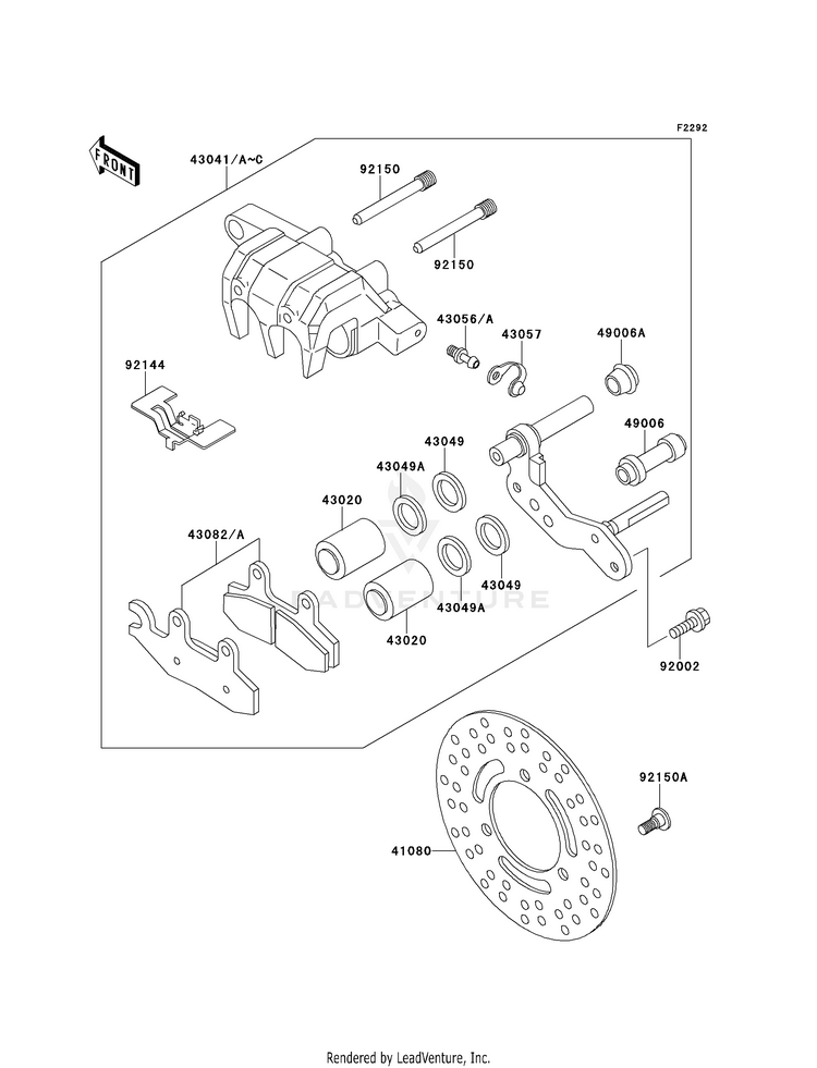 Front Brake Schematic