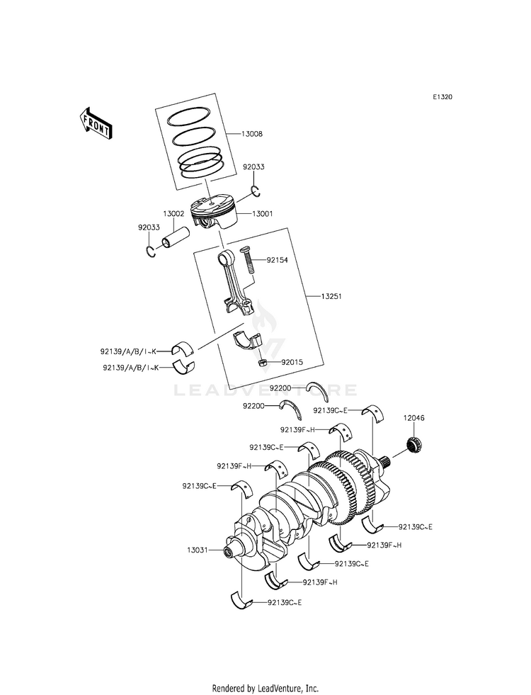 Crankshaft/Piston(S) Schematic