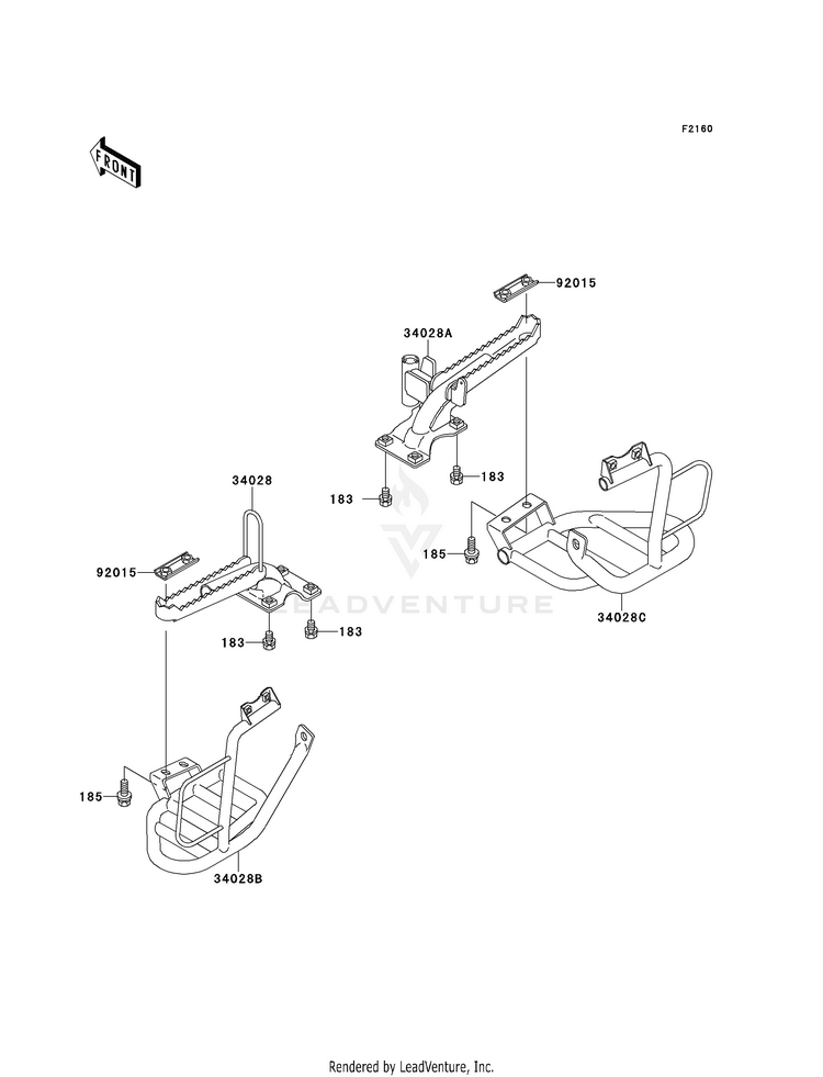 Footrests Schematic
