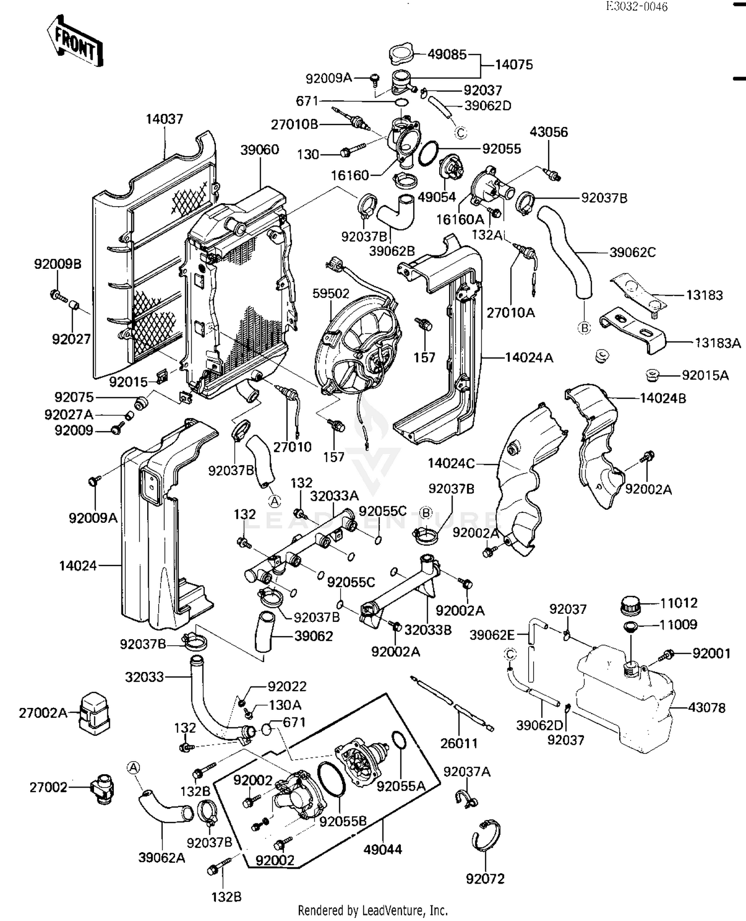 RADIATOR/FAN/WATER PUMP