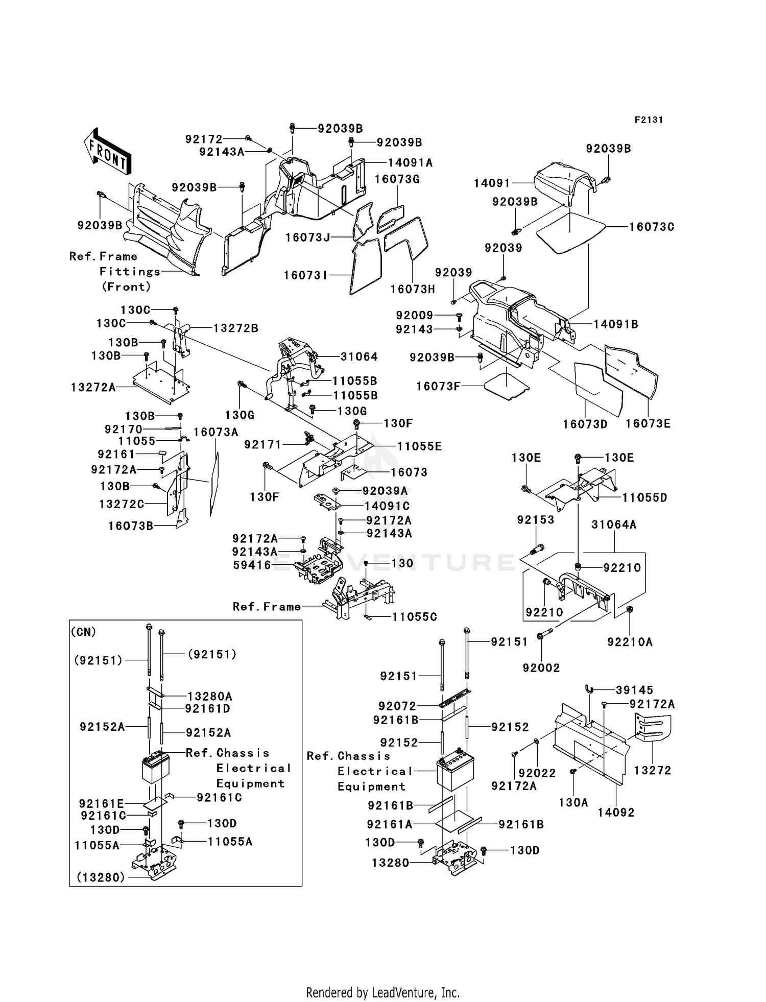 FRAME FITTINGS (REAR)