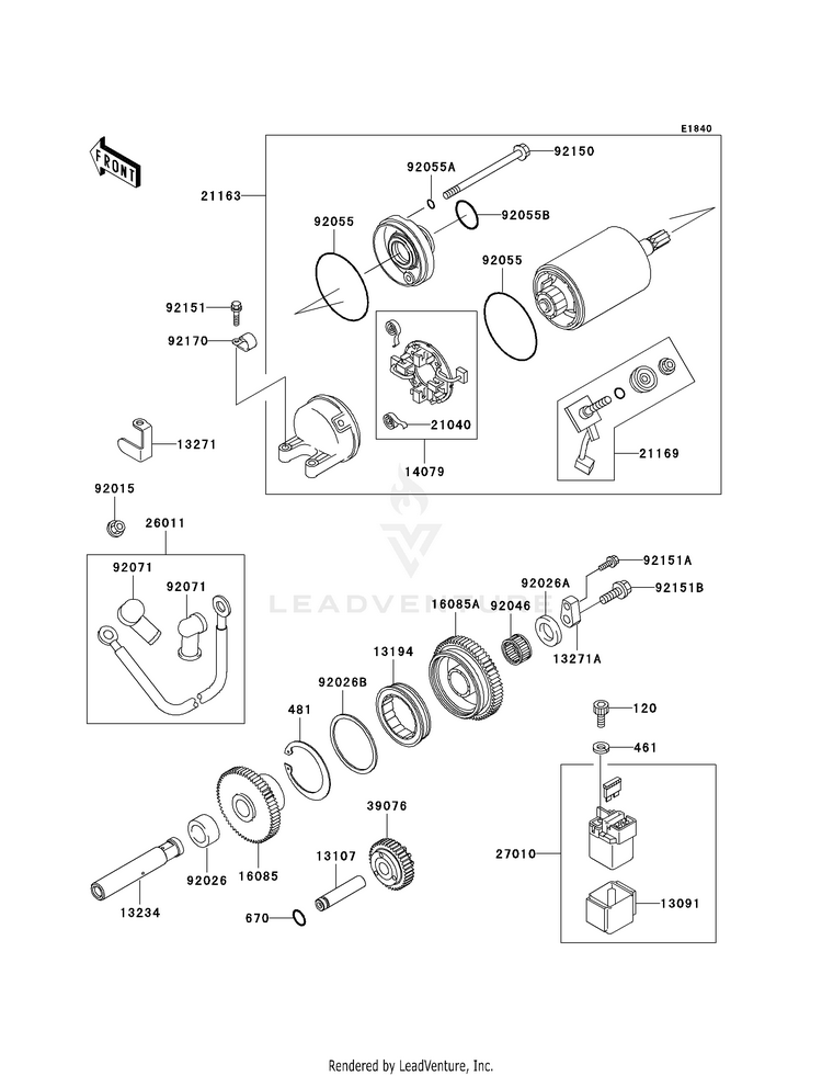 Starter Motor Schematic