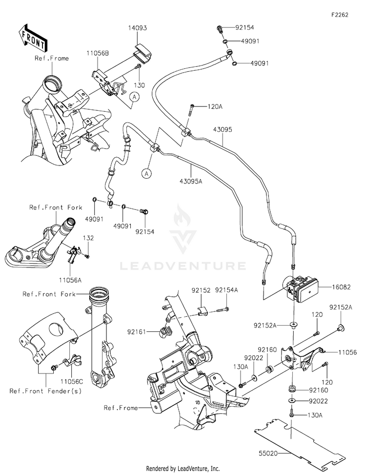 Brake Piping Schematic