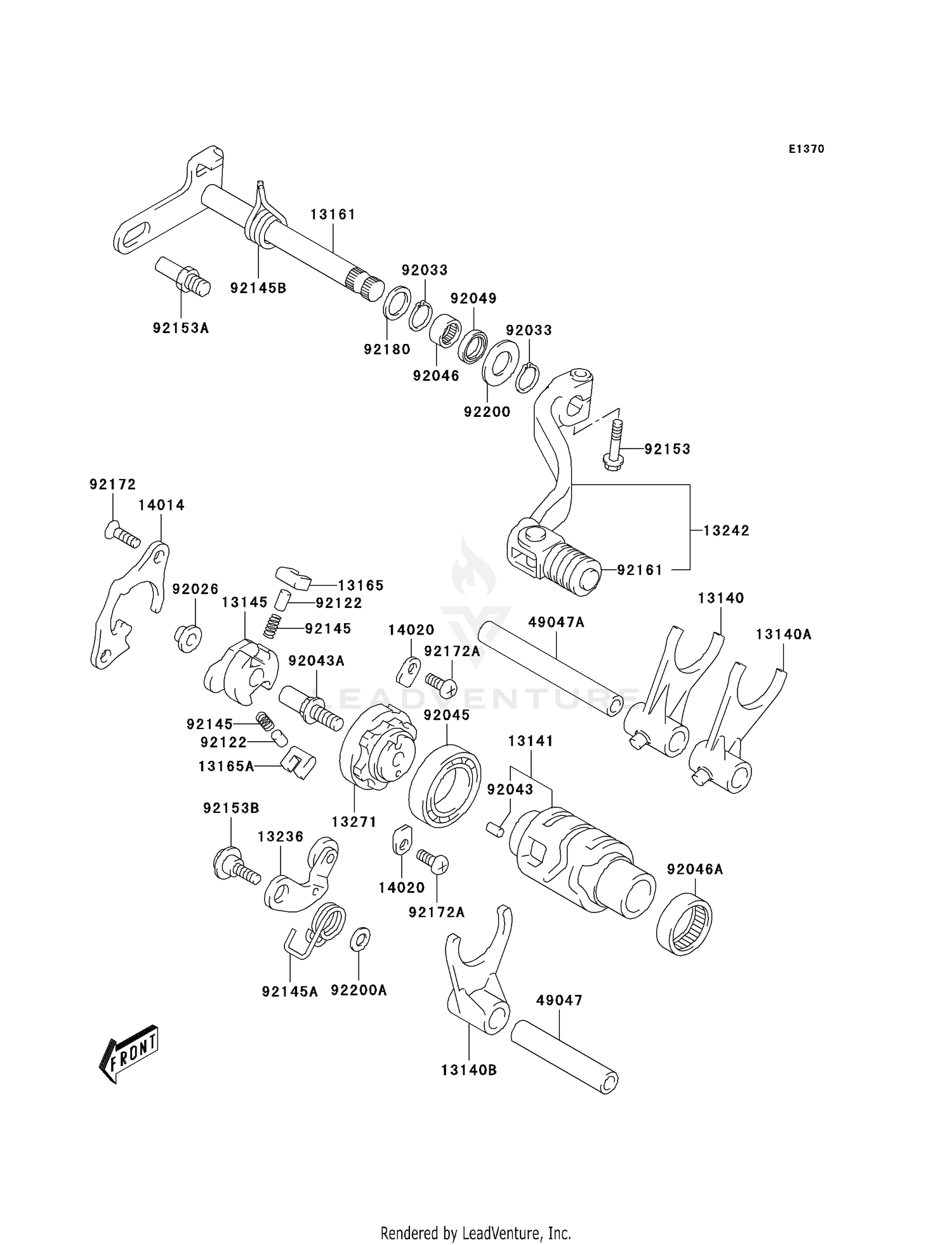 GEAR CHANGE MECHANISM