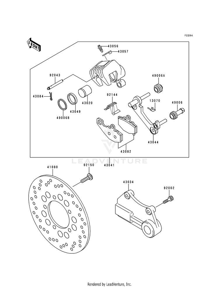 Rear Brake Schematic