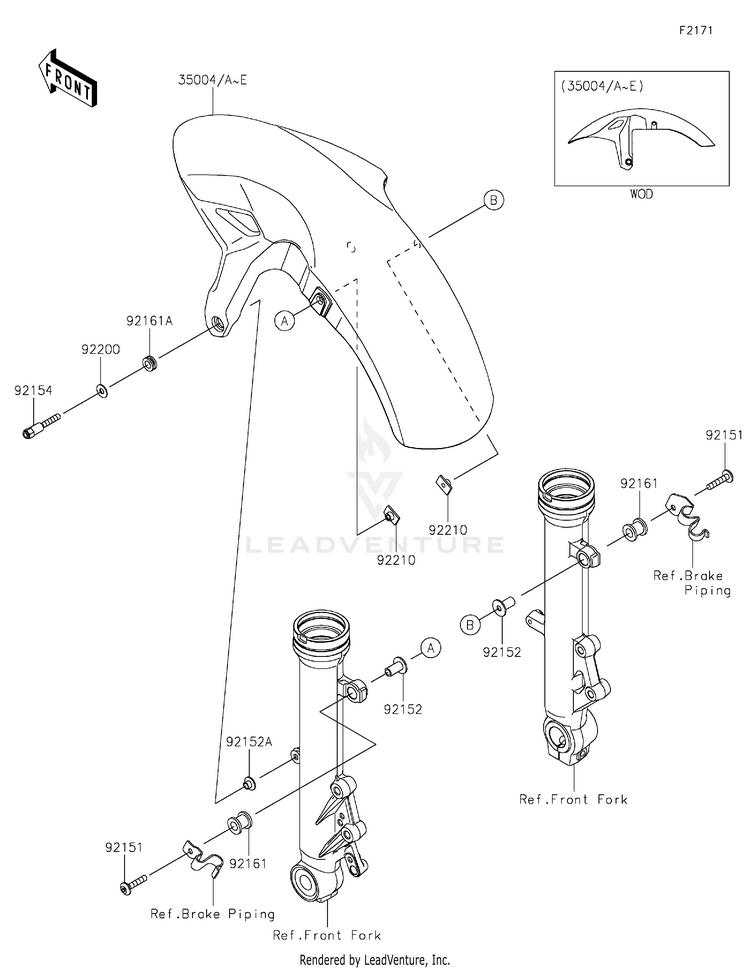 Front Fender(S) Schematic