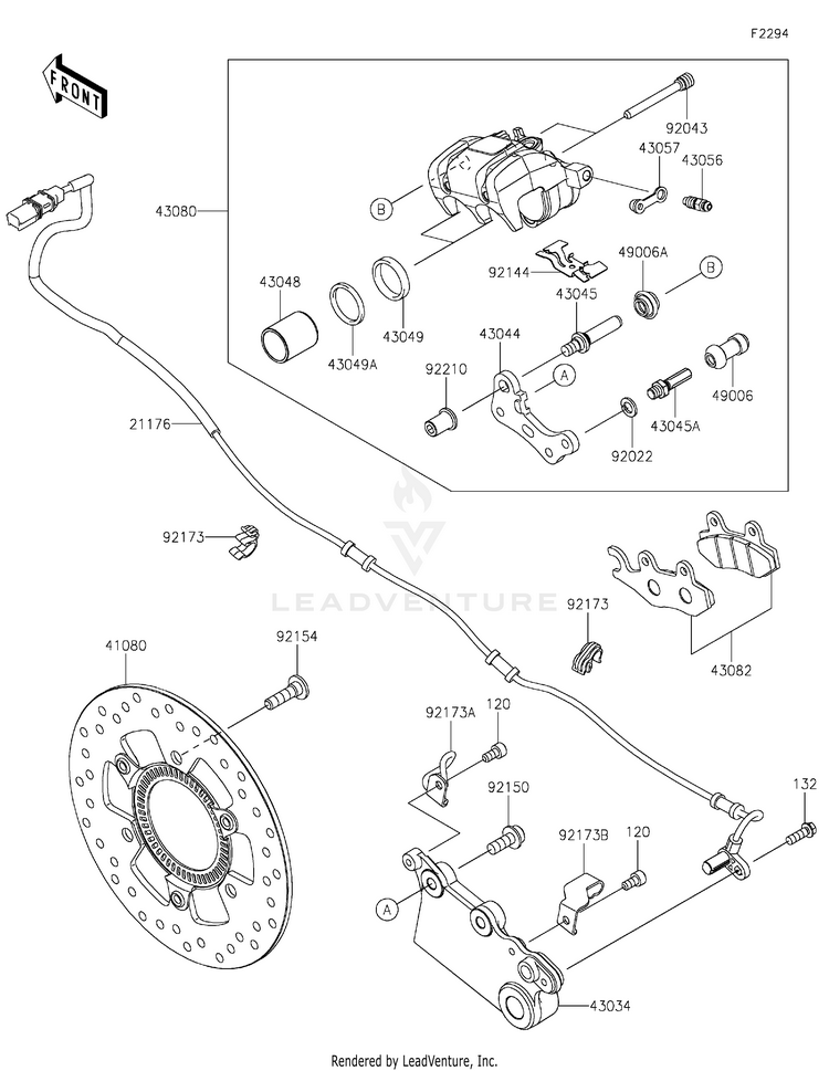 Rear Brake Schematic