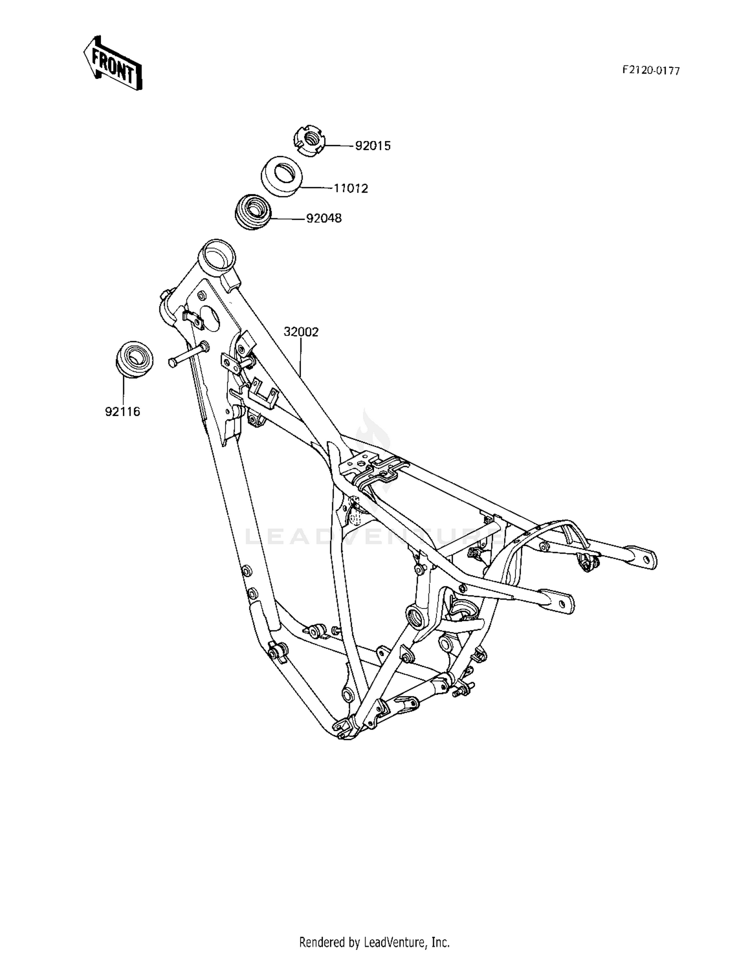 FRAME ('83 KX250-C1)