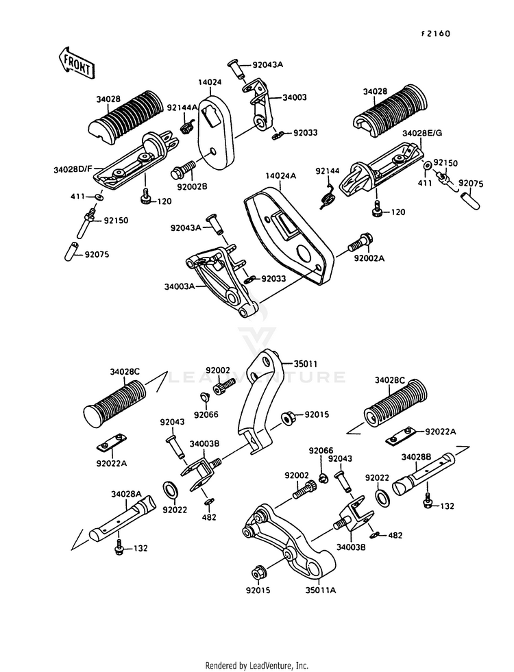 Footrests Schematic