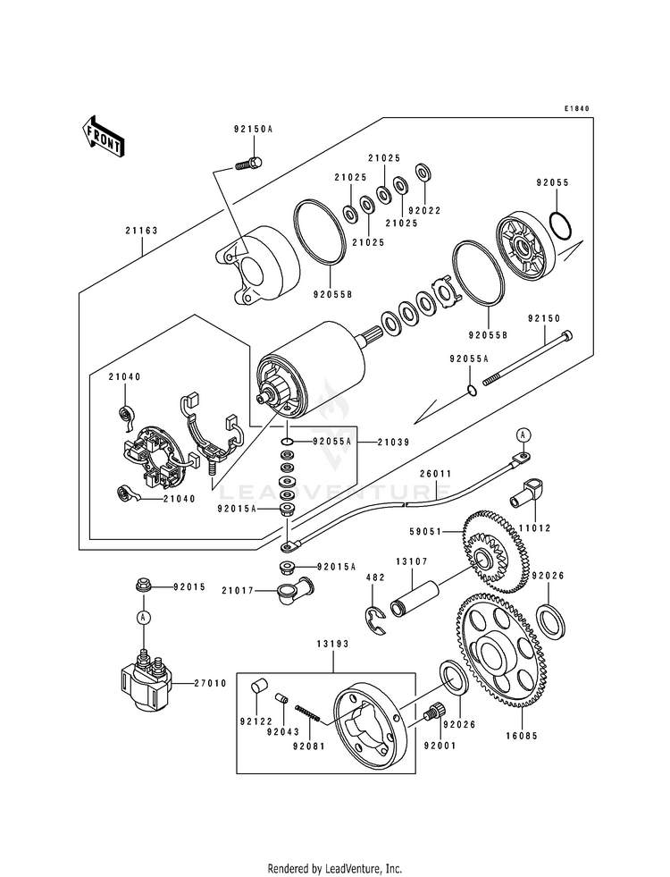 Starter Motor Schematic