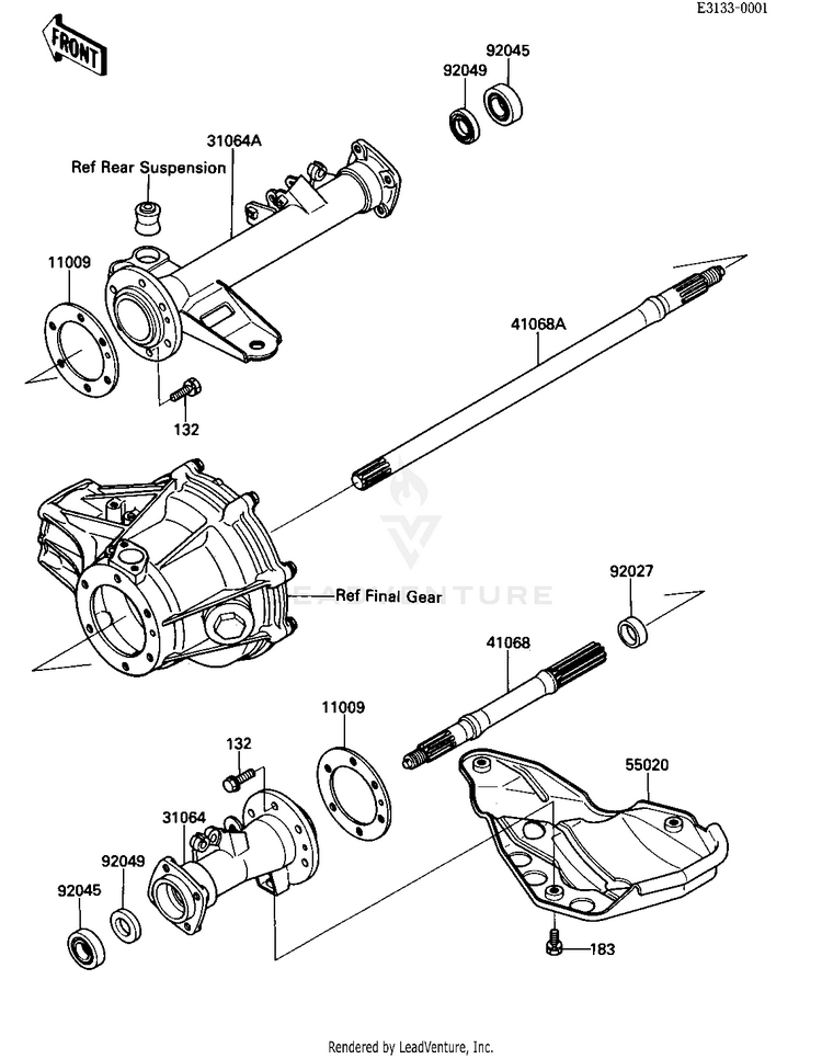 Rear Axle Schematic