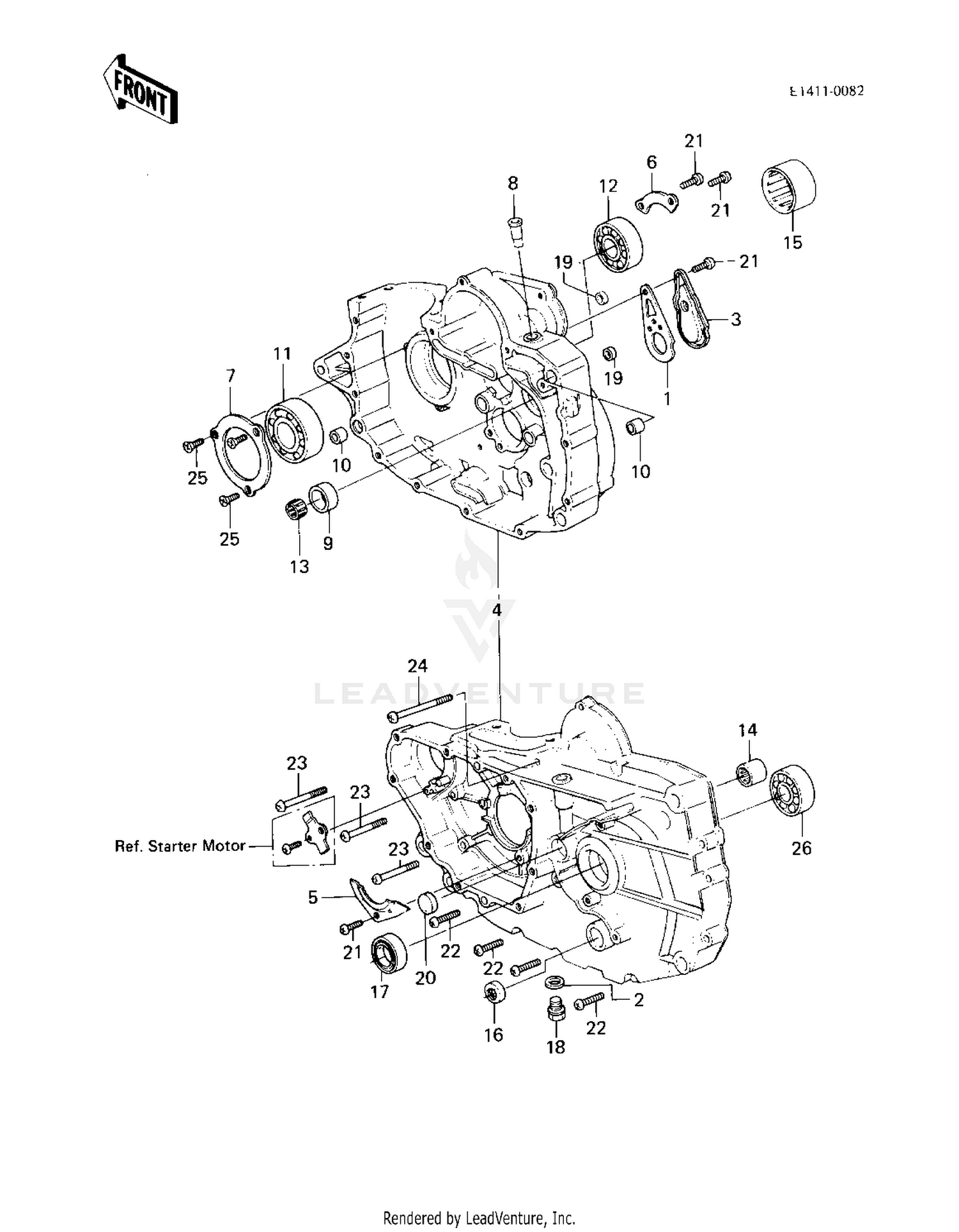 CRANKCASE ('83 A2)