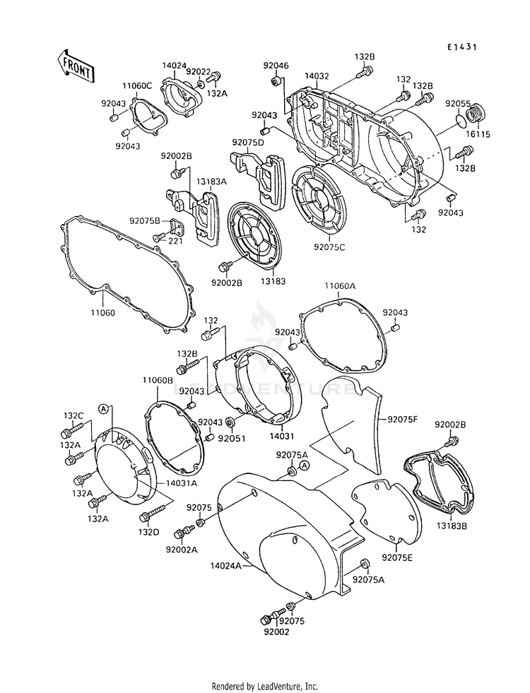 Engine Cover(S) Schematic
