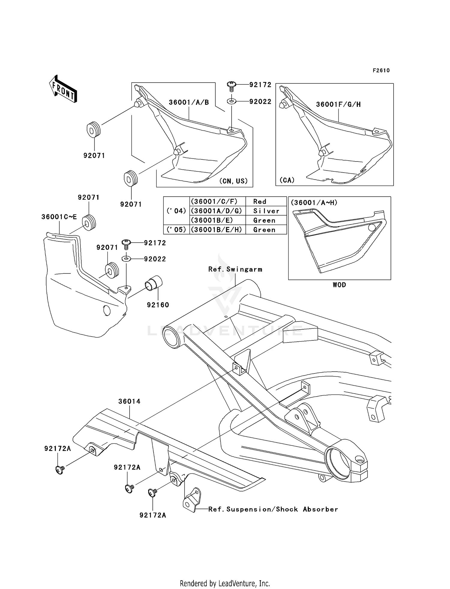 SIDE COVERS/CHAIN COVER