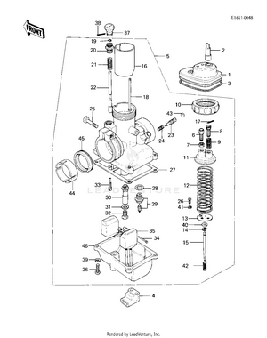 Carburetor (ke100-a9/a10) Schematic