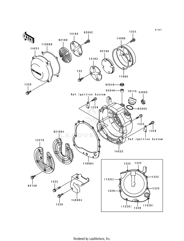 Engine Cover(S) Schematic