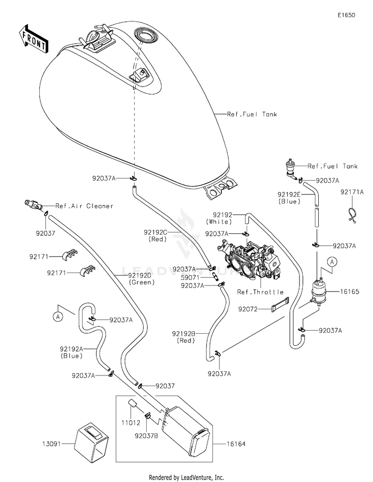 Fuel Evaporative System(Ca) Schematic