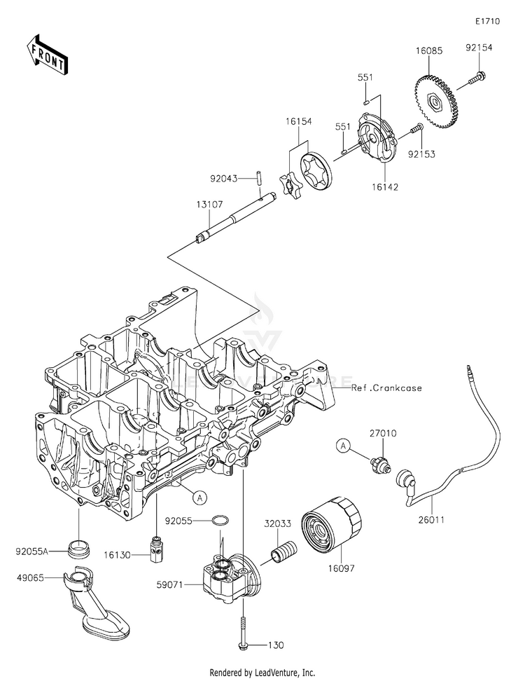 Oil Pump/Oil Filter Schematic