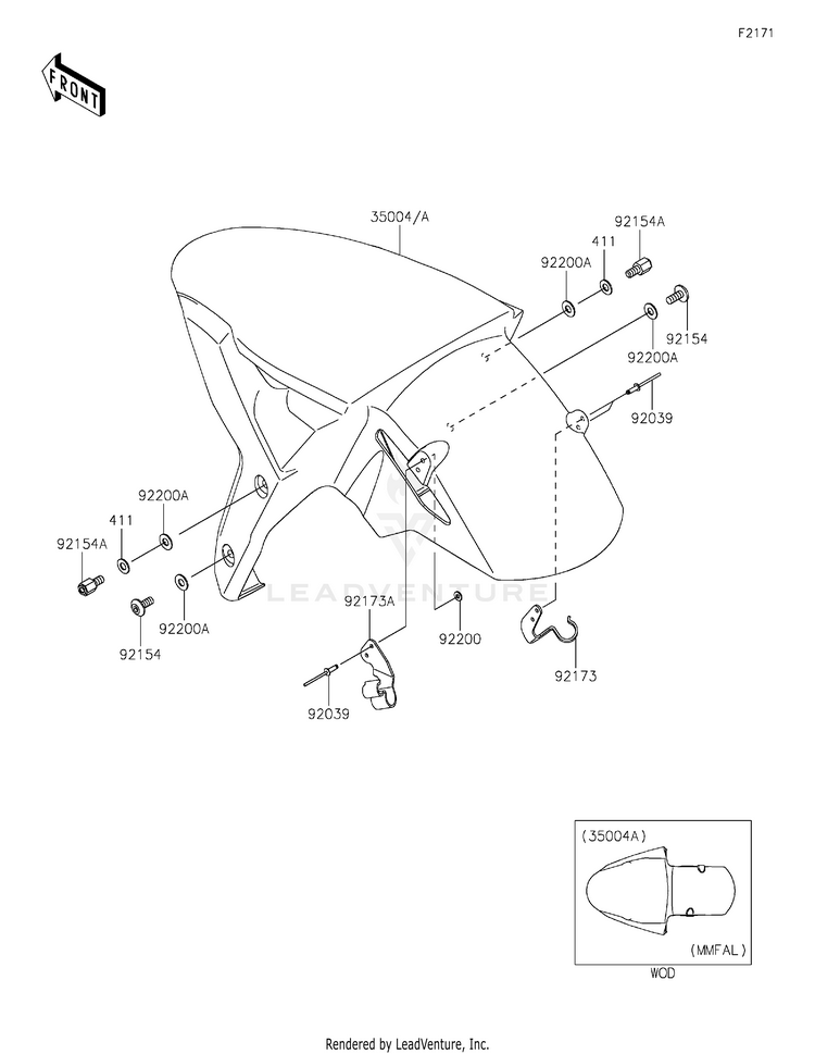 Front Fender(S) Schematic