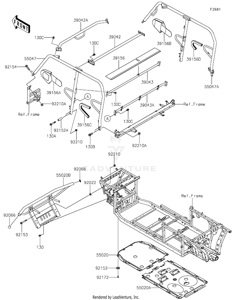 Guards/Cab Frame Schematic