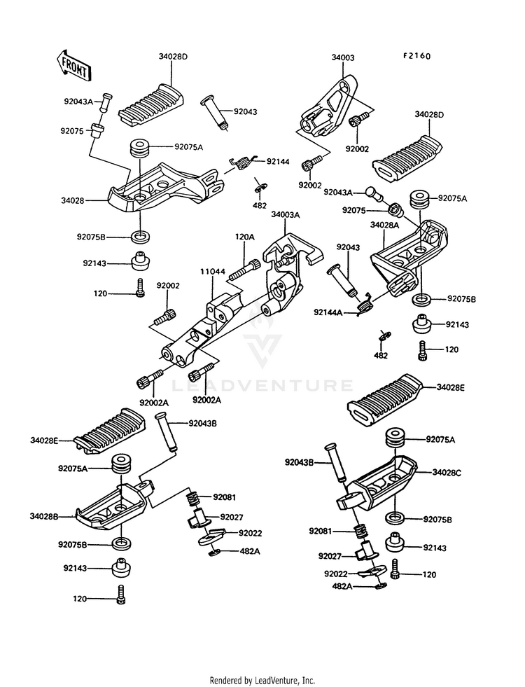 Footrests Schematic