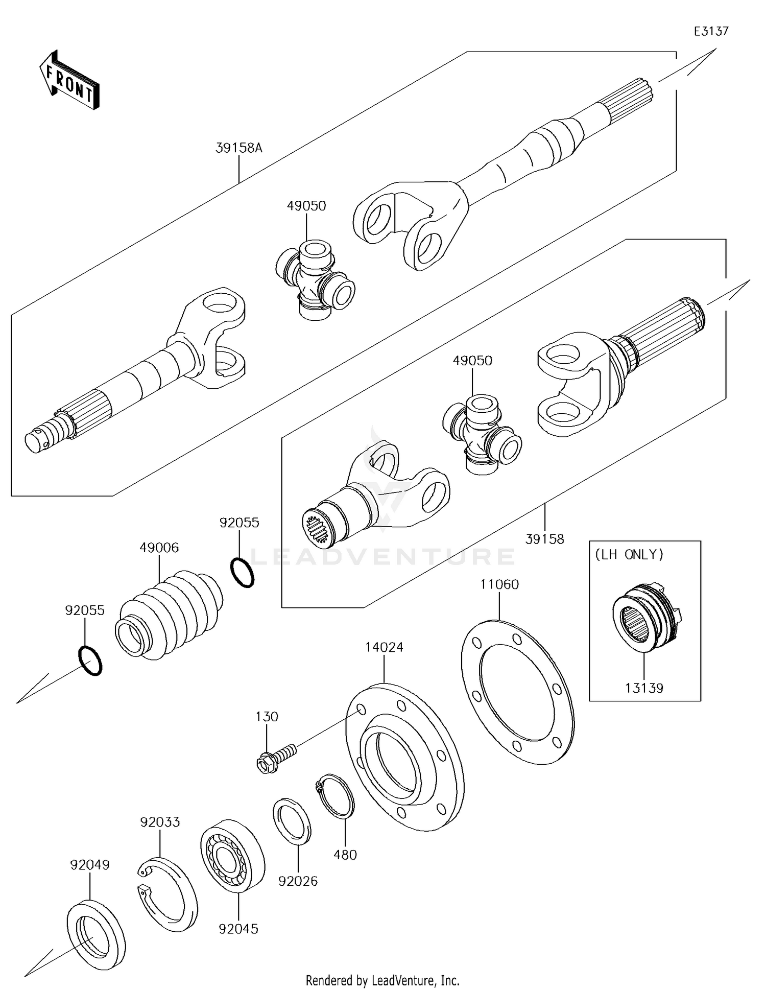 Drive Shaft-Rear