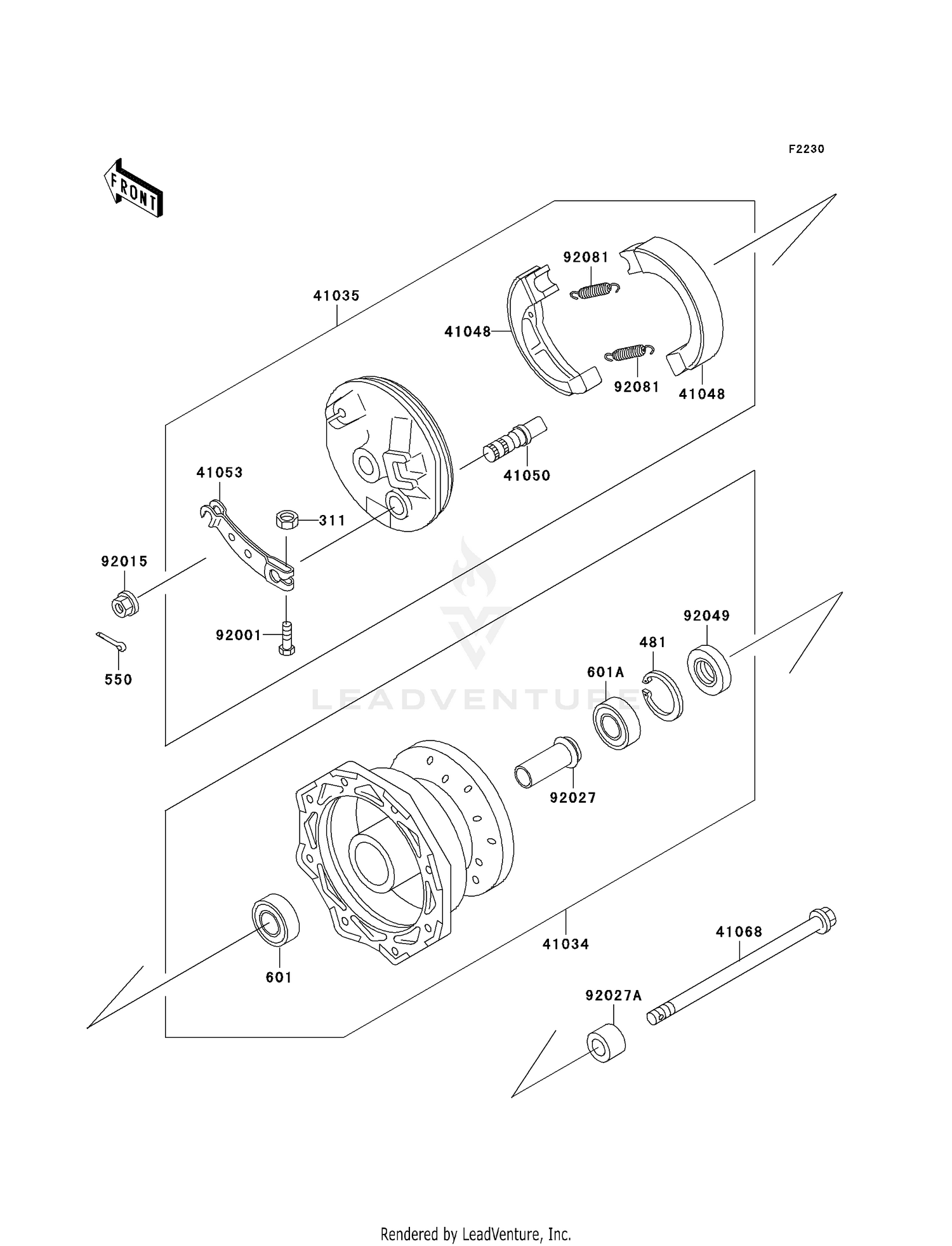 FRONT HUB