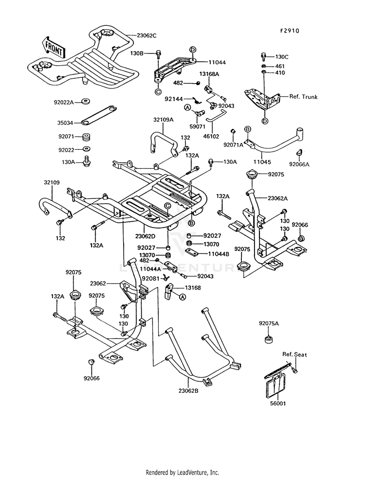 Accessory (Trunk Bracket) Schematic