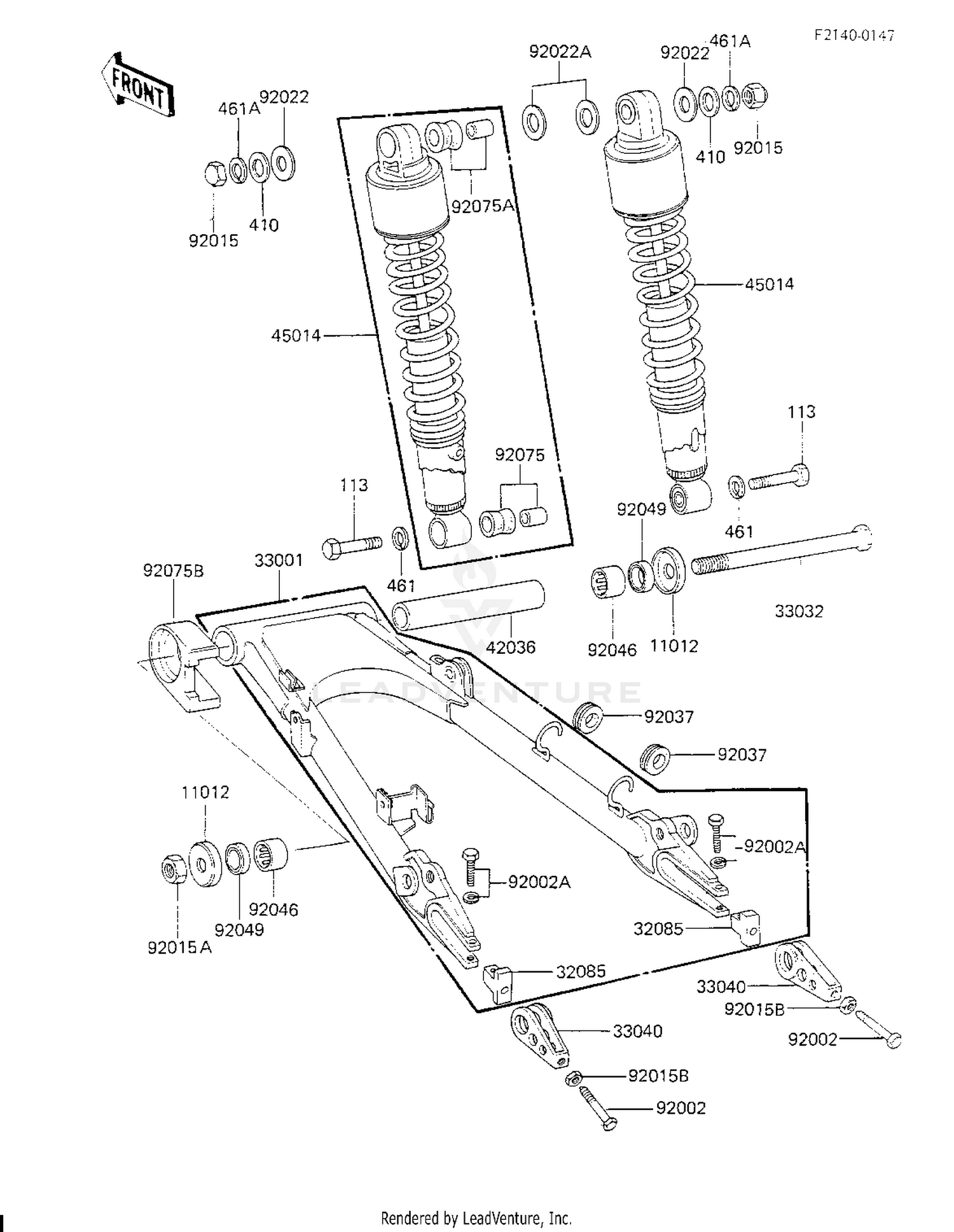 SWING ARM/SHOCK ABSORBERS
