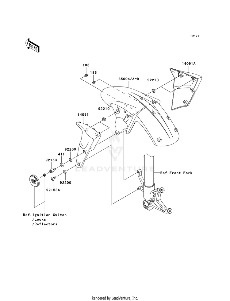 Front Fender(S) Schematic