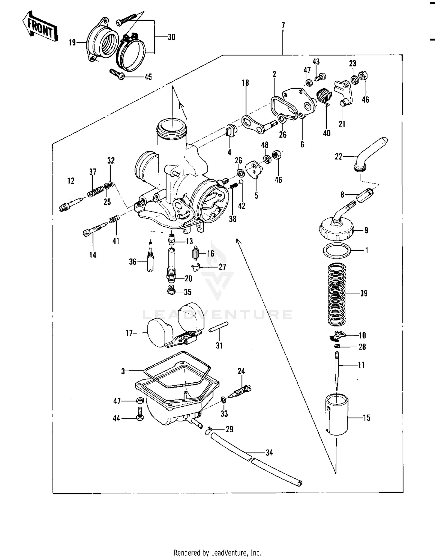 CARBURETOR ('82 A1)
