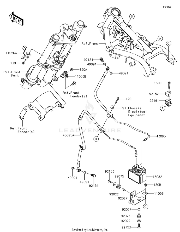 Brake Piping Schematic