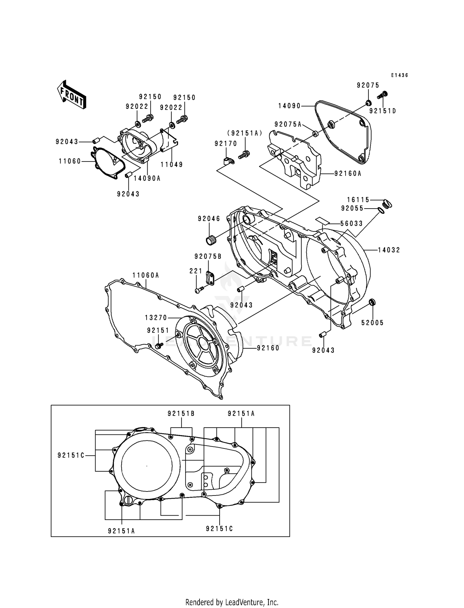 RIGHT ENGINE COVER(S)