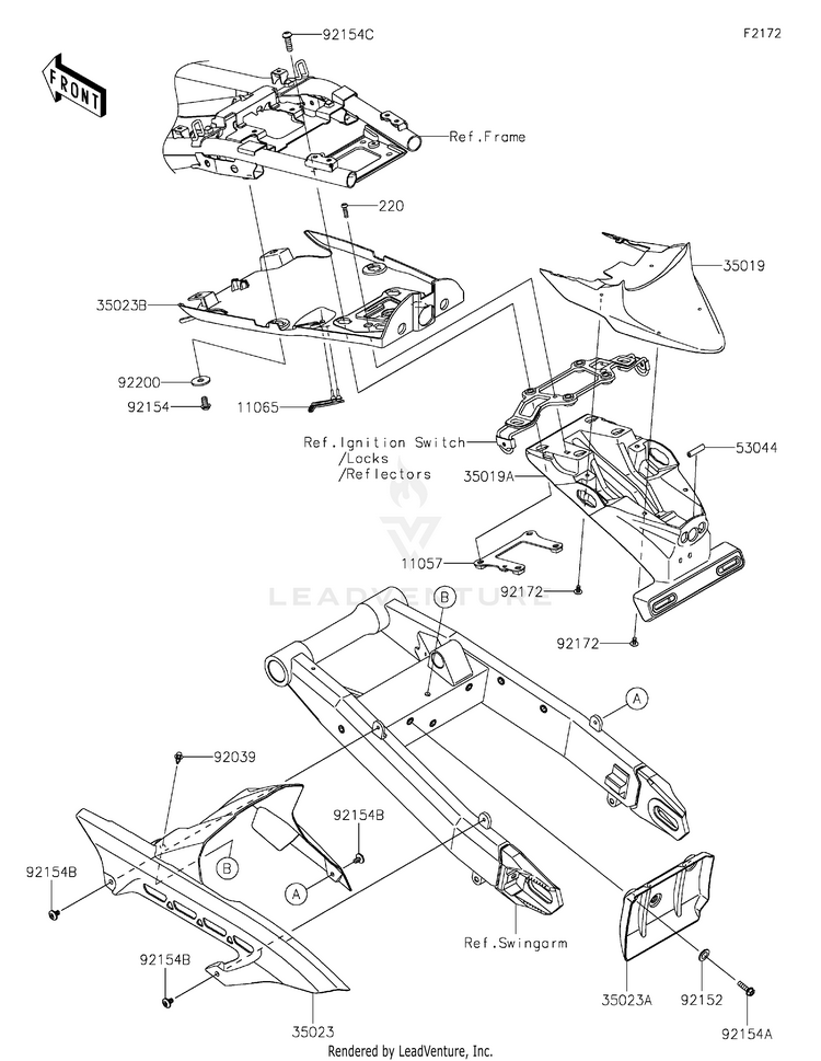 Rear Fender(S) Schematic