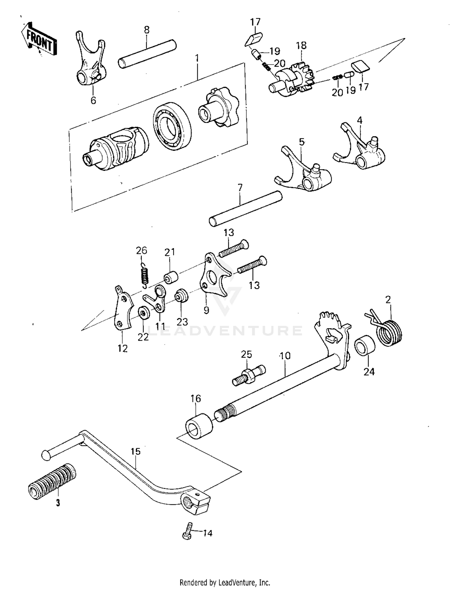 GEAR CHANGE MECHANISM
